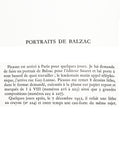 Portrait of Balzac