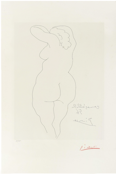 Femme nue de dos