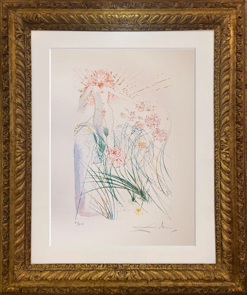 The beloved feeds between the lilies