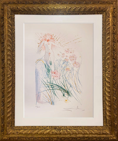 The beloved feeds between the lilies