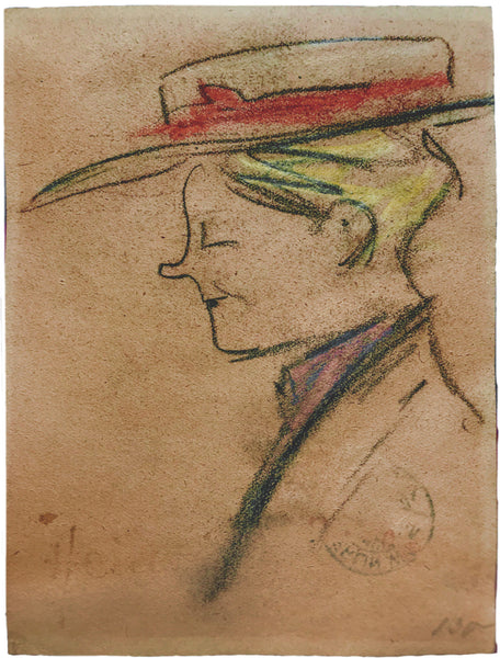 YOUNG MAN WITH HAT